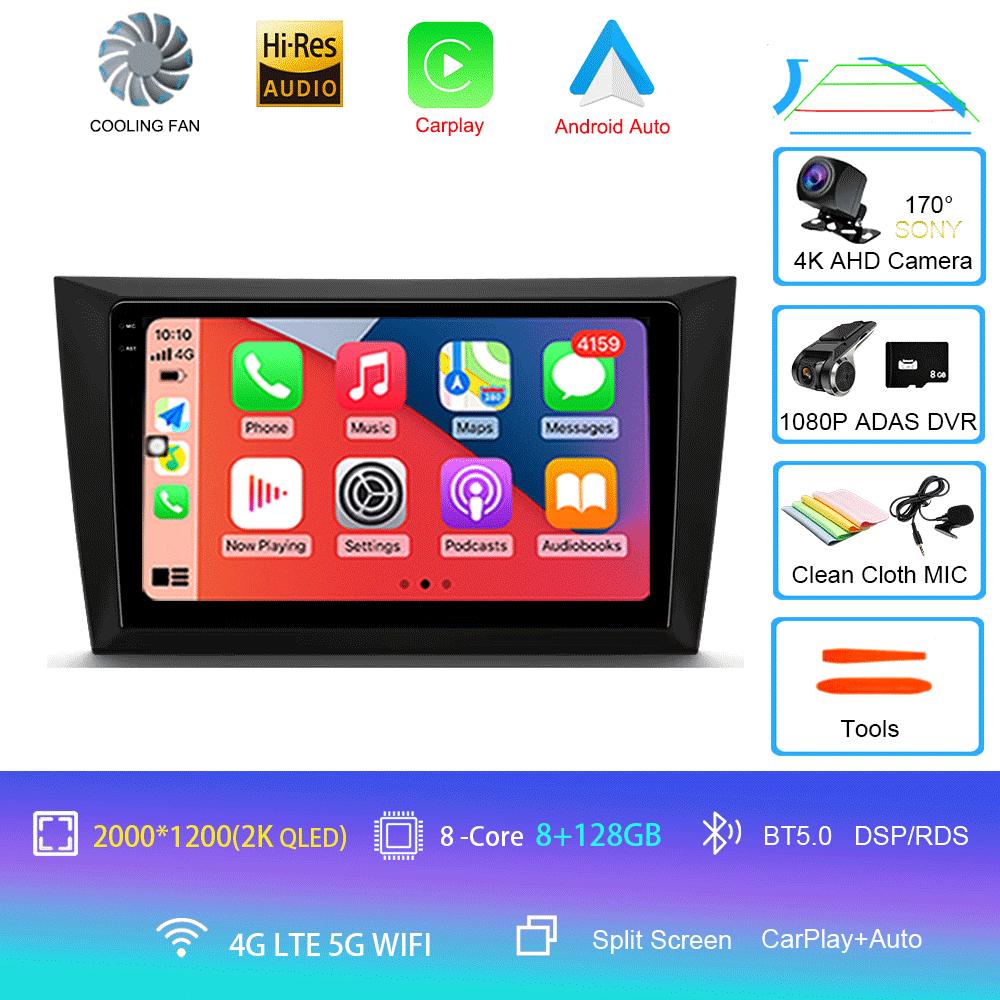 Для Volkswagen VW Golf 6 2008 - 2016 Автомобильное радио Android 14 Carplay Auto 4G+WIFI Мультимедийный видеоплеер GPS-навигация DSP Stereo