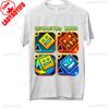 Врывайся в веселье Geometry Dash Футболка с 3D персонажами игры Подарок на день рождения Хлопок Летняя Унисекс Взрослый Стиль Футболка с принтом Топы