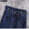 DIMANAF 2024 новые джинсы больших размеров, осенние женские базовые эластичные брюки, свободные повседневные женские модные синие стильные брюки, брюки