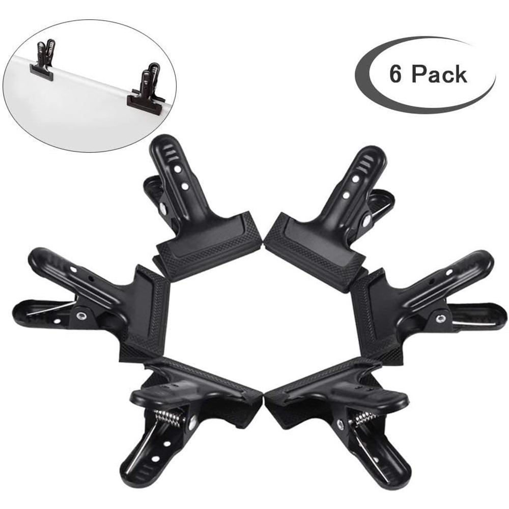 Backdrop Spring Clamps - 6 Pack for Photography Background Stands, Woodworking & Home Improvement Projects