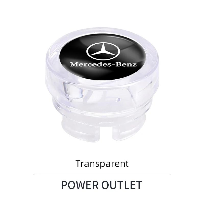 DIQ4   Hot 2025 Car Cigarette Lighter Dust Cover Dustproof Decoration Cap For Mercedes Benz AMG GLE GLS CLS GLC CLA GLA GLK ML C197 R23