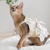 Весенне-летняя тонкая одежда для питомцев Маппет Синий кот Платье на подтяжках с бантом Одежда для маленькой собаки Бигбер Собака Кошка