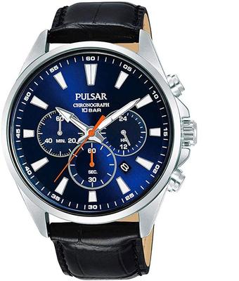 Часы SEIKO Pulsar с хронографом PT3A43X1 Салфетка из микрофибры 13 x 13 см [Комплект] [Pulsar] & [Б/у]