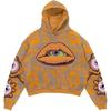 American Punk Skull 3D Print Cropped Hoodie Loose Fit Men Women Streetwear