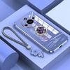 Realme 11 Pro 5G Case Luxury Diamond Ring Cover For OPPO Realme 11 Pro+ 5G 2023 Phone Case With Lanyard Plating Case Realme11 4G