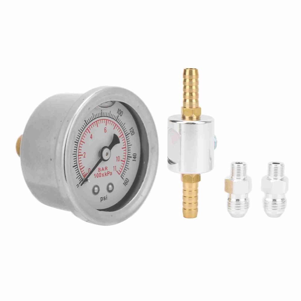 Universial 1 8 NPT Car Fuel Oil Pressure Regulator Gauge Kits for Fuel Injection System