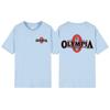 Trendy New Summer Men's OLYMPIA Printed Pure Cotton T-shirt Men's Hip Hop Street Sports Fitness Comfortable Hot Selling T-shirt