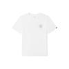 Vans Logo Print Solid Color Round Neck Pullover Short Sleeve T-Shirt Unisex Tops White VN0A7TR9WHT