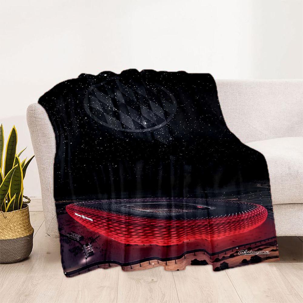 Bayern Munich Blanket Ultra-Soft Suitable for Seaside Bedding Office Chair Four Seasons Universal Digital Print Perfect Gift for Relatives and Friends