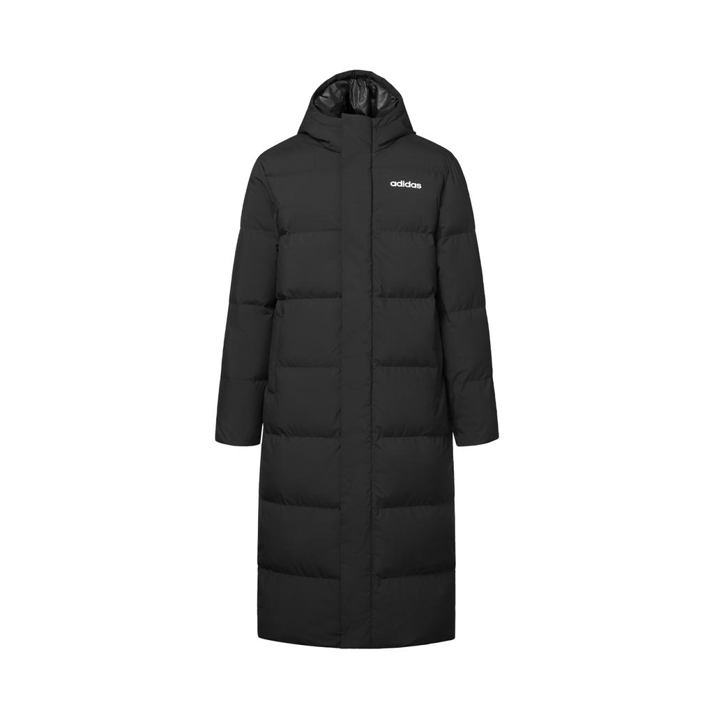 Adidas Outdoor Casual Sports Zip-Up Hooded Warm Down Jacket Unisex Jackets Black JW1686