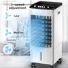 10L 220V Tank Home Water Mobile Portable Air Conditioner Conditioning Fan Humidifier Cooler Cooling Timer +6 Ice Crystal
