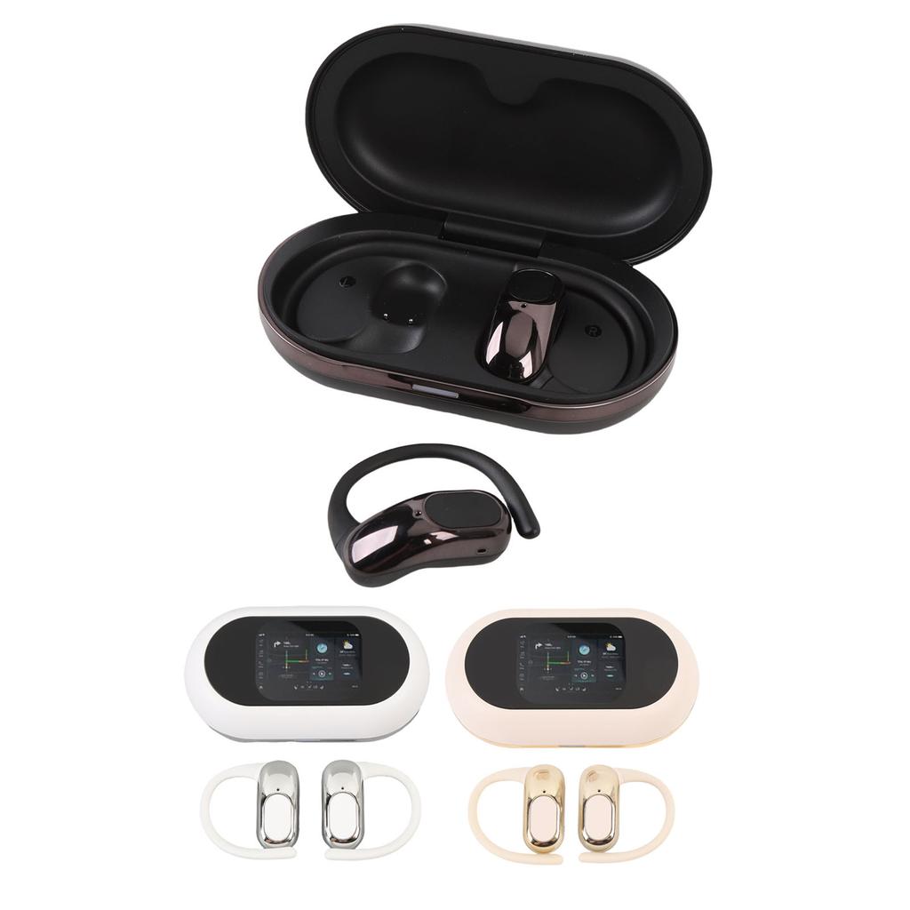 Умные наушники-переводчики Полноцветный сенсорный экран Качество звука Hi-Fi Многоязычный Bluetooth-транслятор