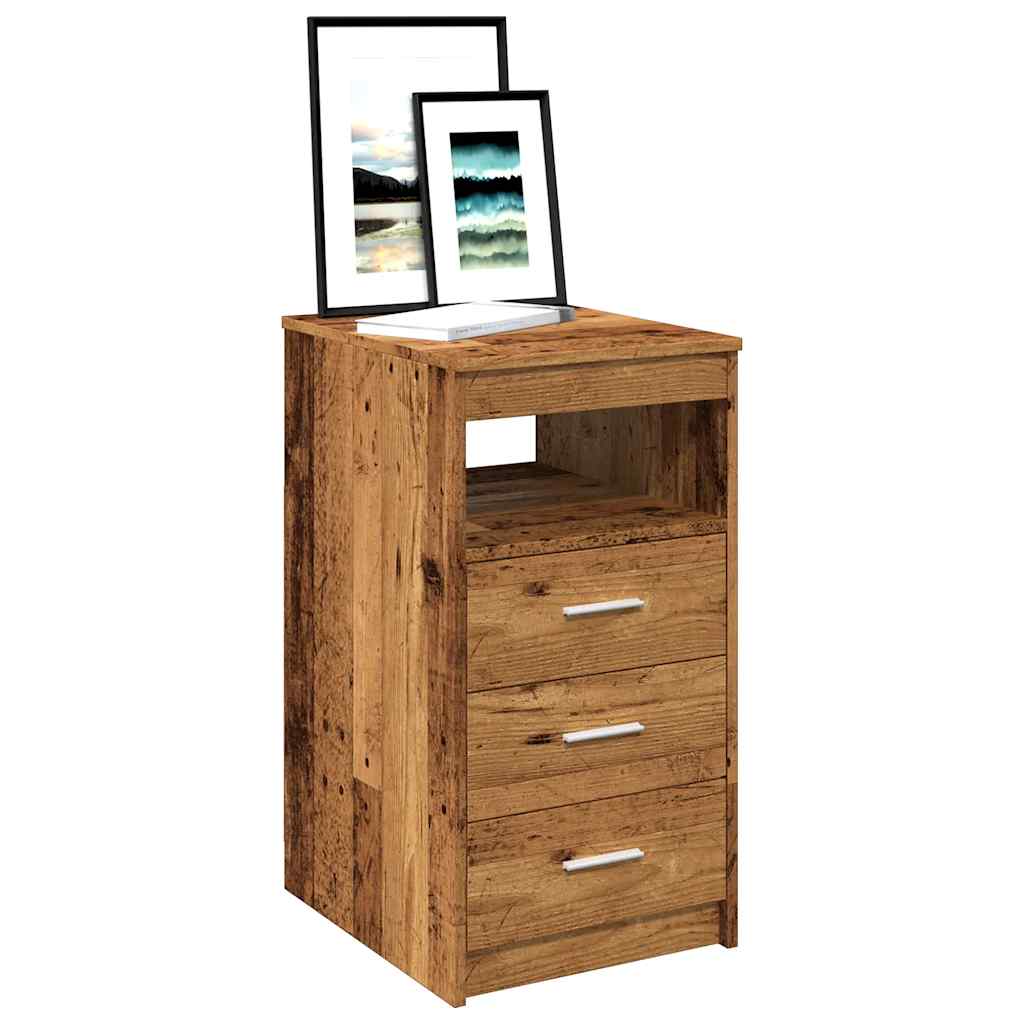 Drawer Cabinet with Vintage Wood Look 40 x 50 x 76 cm Engineered Wood