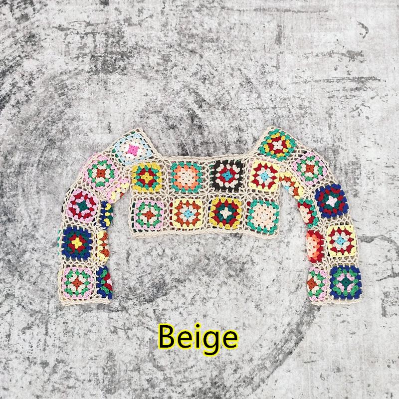 Вязаный крючком купальник бикини и мини-юбка ручной работы