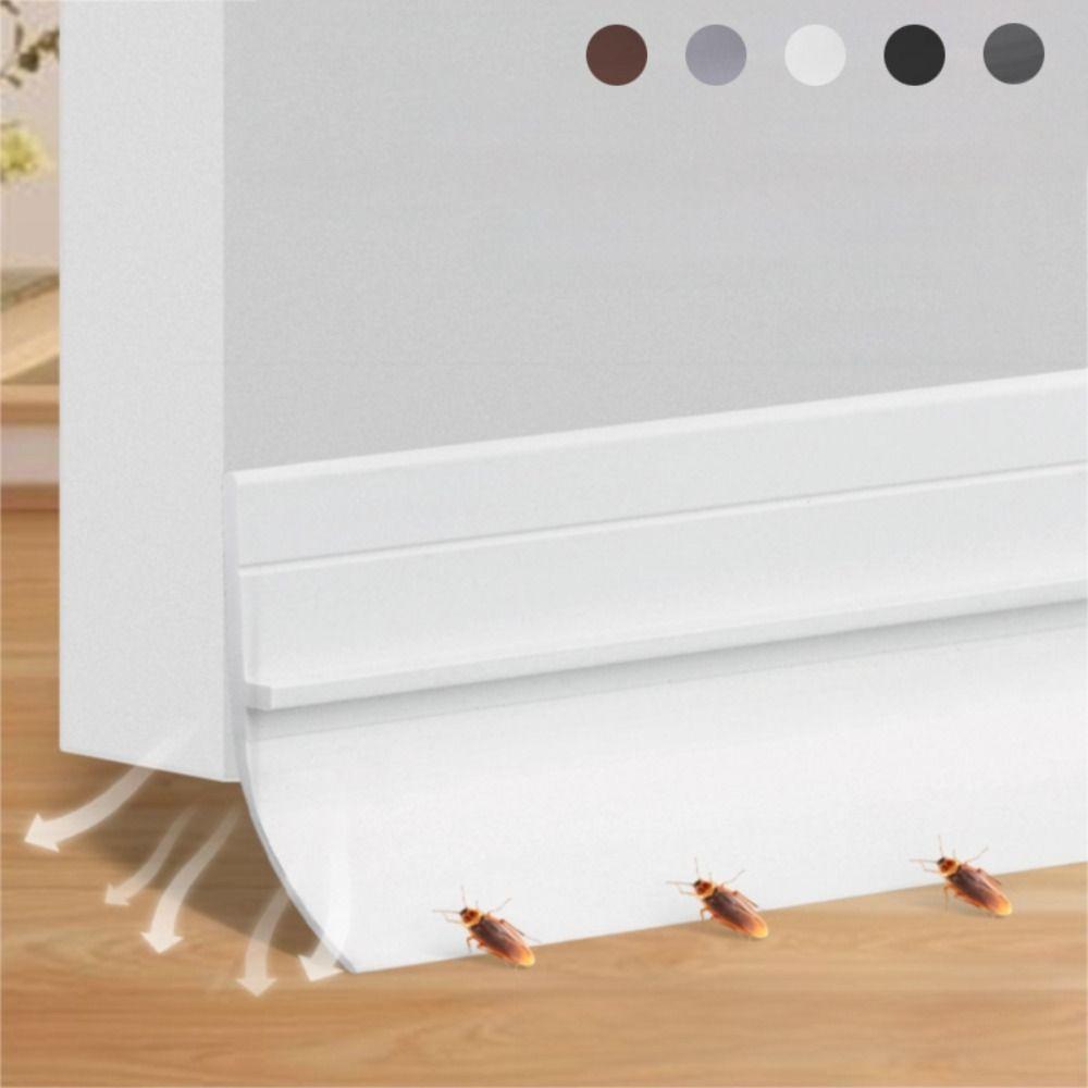 Noise Reduction Door Draft Stopper Self-adhesive Insect Prevention Weather Stripping Thickened Home Draught Excluder Dorm