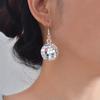Серьги-шарики из стекла Отражающие стеклянные серьги Подходят для вечеринок и на каждый день