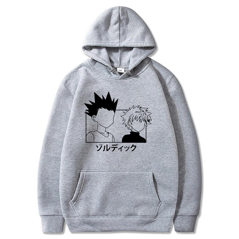 Hunter X Hunter, японское аниме, забавные толстовки с капюшоном Killua Eyes, стильные толстовки, уличная одежда для женщин/мужчин, большие толстовки с капюшоном, топы