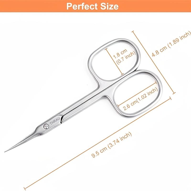 Stainless Steel Arrow Point Cuticle Nail Scissors Multi-Purpose Craft Cutting Portable Nail Care Professional Handmade Nail Cuticle Scissors