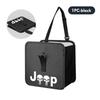 AKI2  Leather Car Seat Middle Storage Bag Handbag Back Seat Storage Bag Organizer Hanging Bag For Jeep JK JL JKU TJ YJ CJ Wrangler