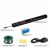25W Power USB Soldering Iron Lithium Battery Solder Set Adjustable Soldering Iron  Outdoor Repair