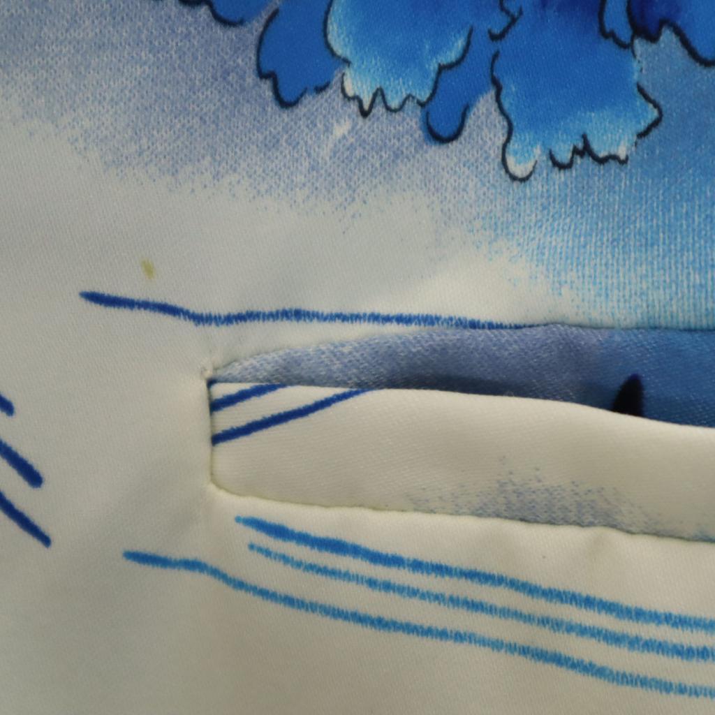 Melemele 70s 80s Made In USA Vintage Floral Short Sleeve Aloha Shirt Men's Used