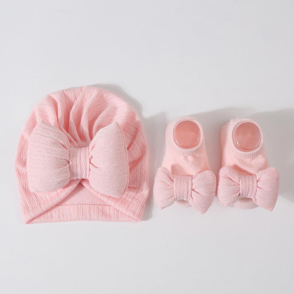 1 комплект милых носков-бини для малышей, мальчиков и девочек, простые однотонные носки-тюрбаны для новорожденных, реквизит для фотосъемки новорожденных