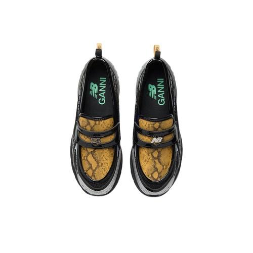 Ganni x New Balance 1906L Лофер Черный Осенний Лист Змеиная Кожа U1906LGA