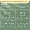 20-100pcs Diy Transparent Dried Flower Bookmarks Students Handmade Creative Small Bottle Plant Specimens Book Mark Stationery