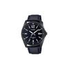 Casio Водонепроницаемость 50 метров Кварцевые кожаный ремешок 48*42.2*8.2мм мужские часы черный циферблат MTP-E170BL-1B