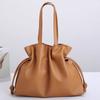 Leather Women'S Bag Large Capacity Tote Bag Portable Shoulder Lucky Bag Women'S Armpit Large Bag Casual Versatile Cowhide Women'S Bag