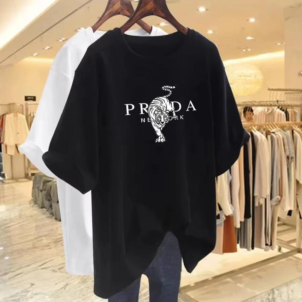 Summer Men Women Cotton Tshirt Oversized Short Sleeve T Shirt Luxury Brand Print T-shirt Tops 2024 Tee Trend Streetwear Clothes