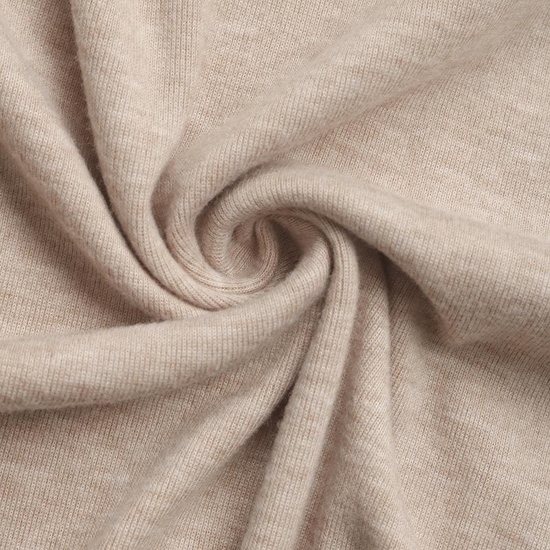 IHUASU Women's Autumn and Winter O-Neck Collision Colour Splicing Sweatshirt Casual Versatile Loose T-Shirt Top