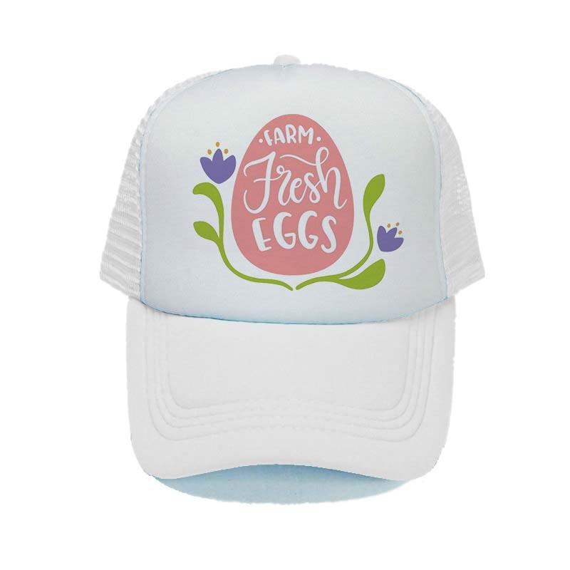 Organic Farm Fresh Eggs Truck Hat Kaszkiet Poultry Farm Hennery Hip Hop Hunting Cap For Farmers Advertising Snapback Caps YY322