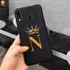 Чехол для Samsung A20 A20s A20e Черный Розовые Буквы Задняя Крышка Силиконовый Для Samsung Galaxy A 20 A20 S E A20s A20e Чехол для Телефона Funda