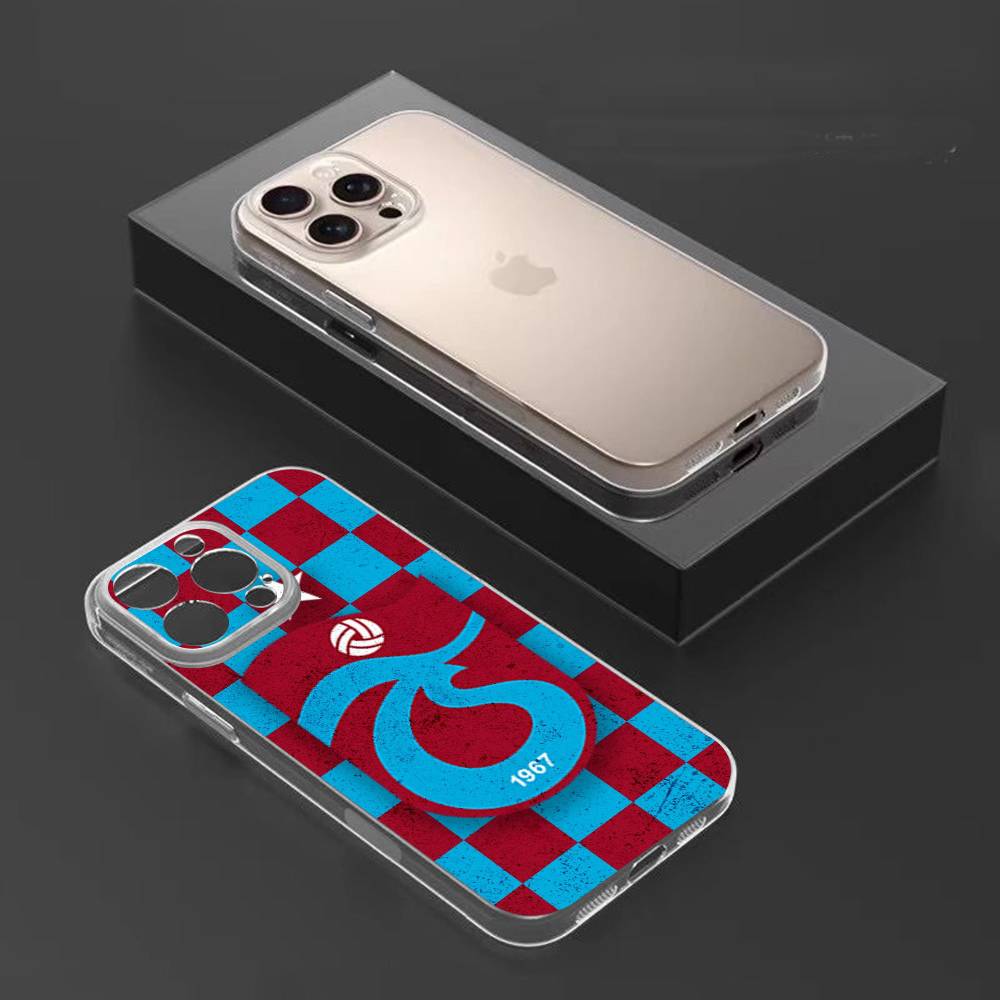 T-Turkey T-TrabzonsporS Phone Case For iPhone17,16,15,14,13,12,11 Plus,Pro Max Soft Transparent Cover
