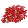 100PCS RV1.25-4 Ring Insulated Electrical Wire Terminals  Machinery Applications