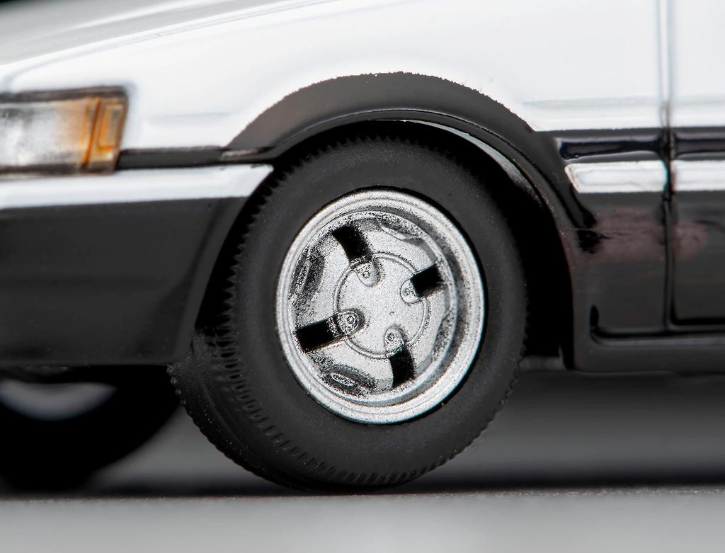 TOMYTEC Tomica Limited Vintage Neo 1/64 Scale LV-N284a Toyota Corolla Levin 2-Door GT-APEX White/Black 1984 Model (Finished Product)