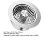 Stainless Steel Sink Drain Strainer Quick Drainage Anti-Clogging Food Catcher Basket Universal Press-Type Filter Sink Plugs for Kitchen