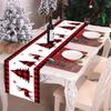 1 шт. новогодняя скатерть Рождественский орнамент домашний декор Navidad Natal Noel полиэстер