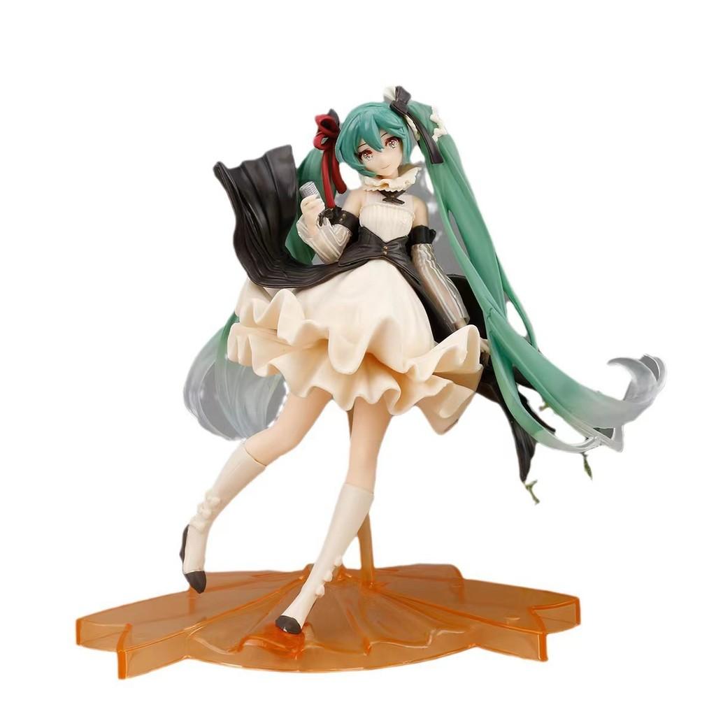 Beautifully Crafted 22cm Hatsune Miku Pvc Figure Ideal For Display And Gifting