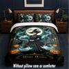 Witchcraft Theme Custom Text Or Name 3Pcs Bedding Set,1 Flat Sheet & 2 Pillowcases Personalized Home Bedding