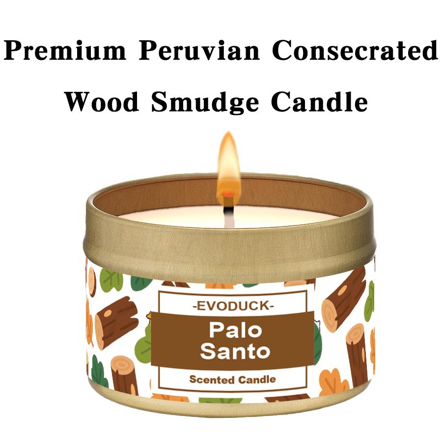 Ароматические свечи Palo Santo Премиальные Palo Santo Очищение Поднятие Энергии Очищающая свеча для Медитации Зимние Подарки Подарок для Женщины