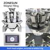 ZONESUN ZS-GWF14 Automatic Weighing and Filling Line Mutihead Weigher Packing Machine