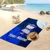 Футбольное пляжное полотенце BIRMINGHAM CITY с персонализированной печатью, логотип футбольного клуба, поддержка, пользовательское имя, текст, впитывающее полотенце для спорта, путешествий, особый подарок