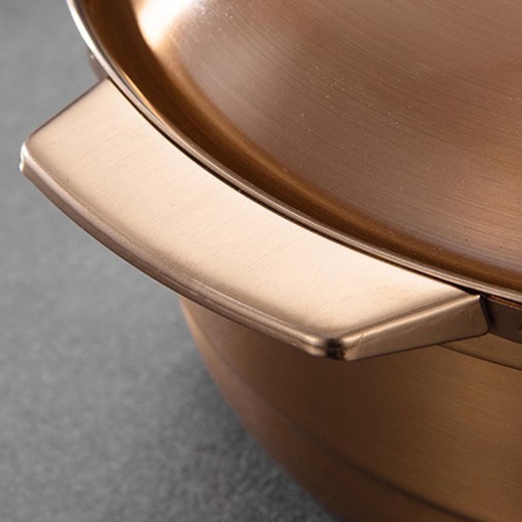 Soup Pot Stainless Steel Large Capacity Commercial Family Hot Pot Universal for Induction Cooker