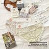 Ladies' Spring and Autumn New Sweet and Sexy Antibacterial Crotch Seamless Skin Friendly Underwear