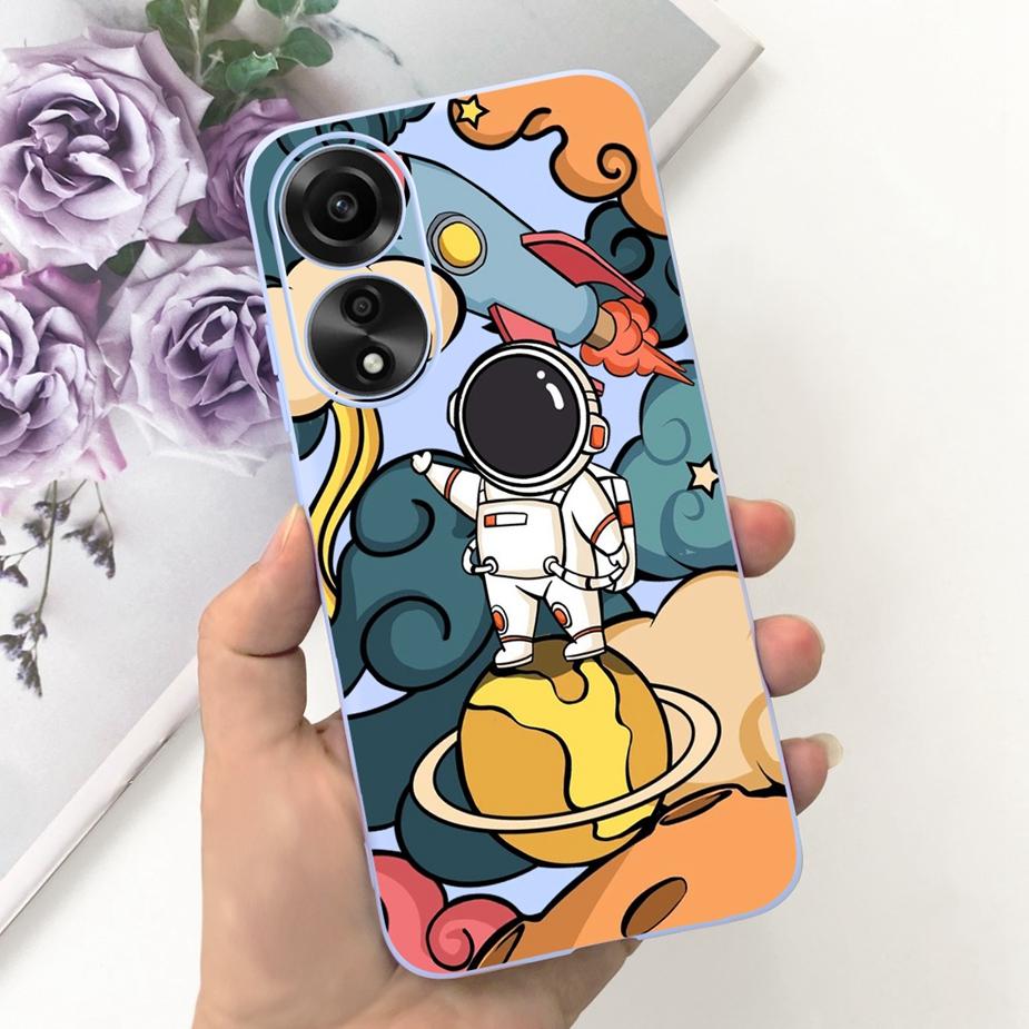 Чехол для Oppo A78 4G CPH2565 Милый Мультяшный Динозавр Расписной Чехол Мягкий Силиконовый Чехол для Телефона Для Oppo A78 A 78 OppoA78 4G 5G Fundas