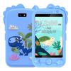 Téléphone Portable Jouet - K IKIDO - Petit Dinosaure Bleu - Écran Tactile 2,8 Pouces - 700 mAh - Appels 4G