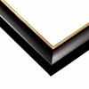 Epoch [Made In Japan] Wooden Puzzle Frame Woody Panel Excellent Gold Line Gold Molding Specification Shine Black (51 X 73.5cm) (Panel No. 10-T) Hangin