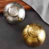 Корейская миска из нержавеющей стали 304 для кимчи, двухслойная миска для приготовленного на пару риса, детская посуда с защитой от ожогов, домашние миски для фруктового супа
